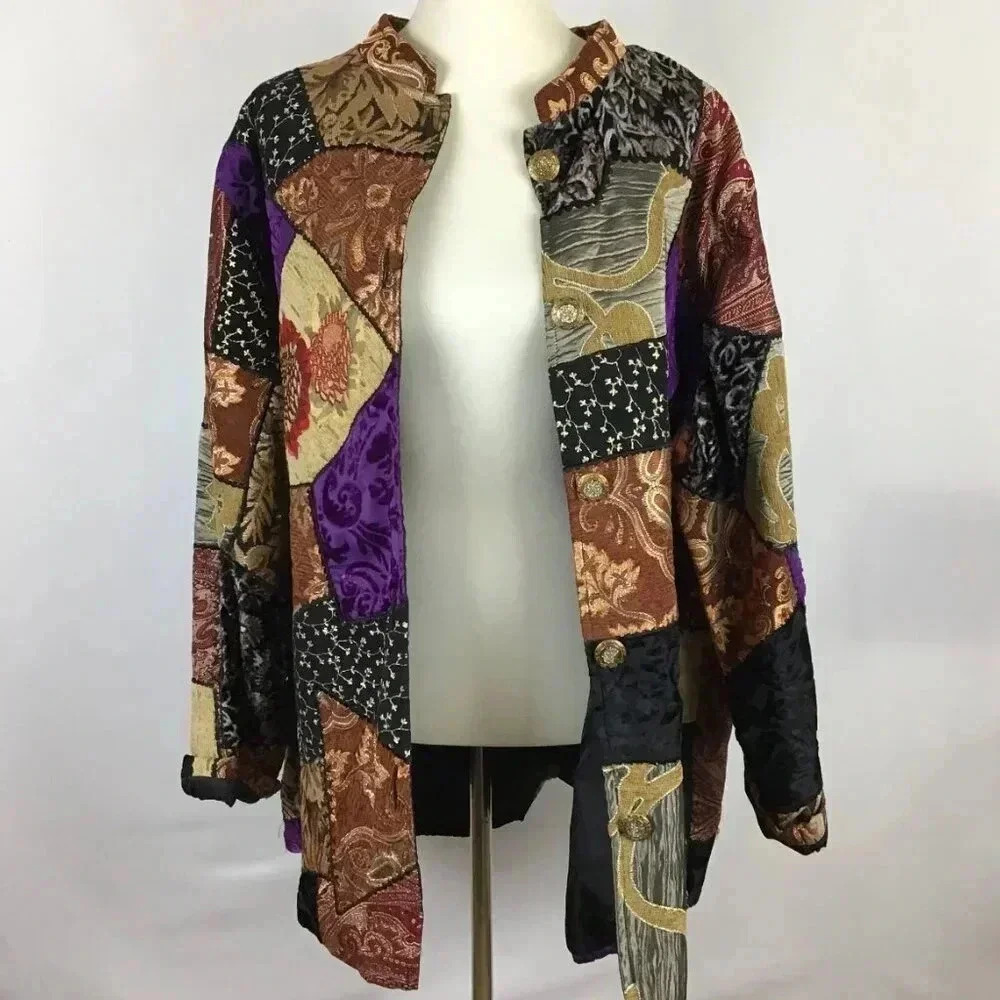 Patchwork Multicolor Women's Jacket - image 6